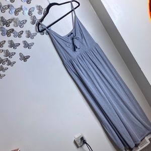 Plus Strappy Knot Front Maxi Dress